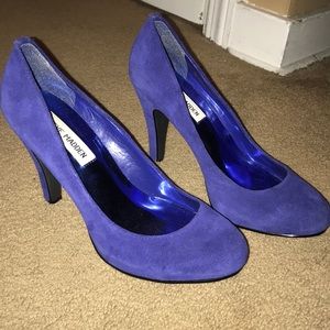 Steve Madden Blue Heels